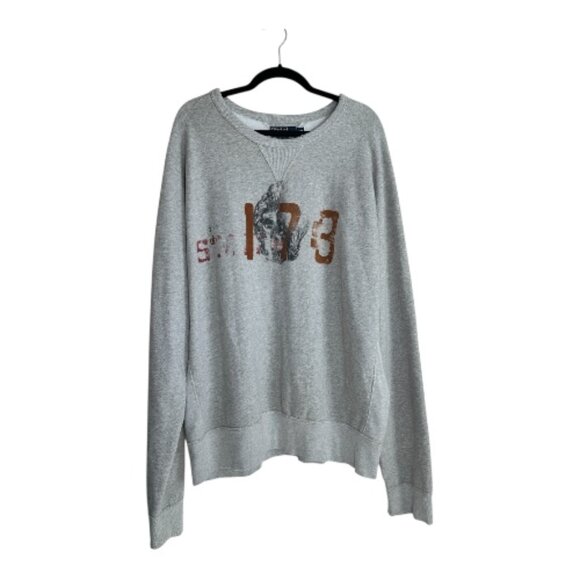 Vintage Polo Ralph Lauren 173 Ape Smith Sweatshirt, Distressed Retro Sz xxl - Picture 1 of 7